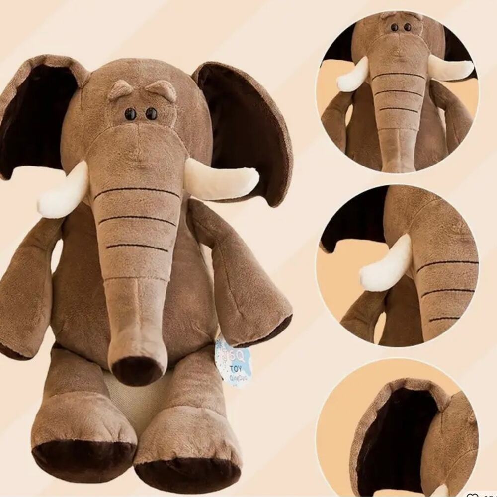 New stuffed elephant toy room decoration